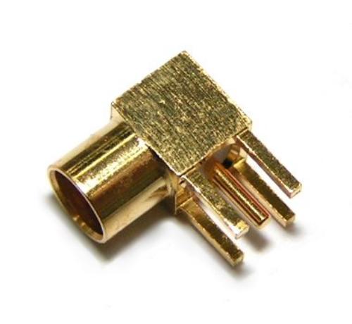 MMCX Jack PCB Mount Right Angle Gold